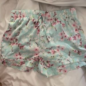 Silk sleep shorts